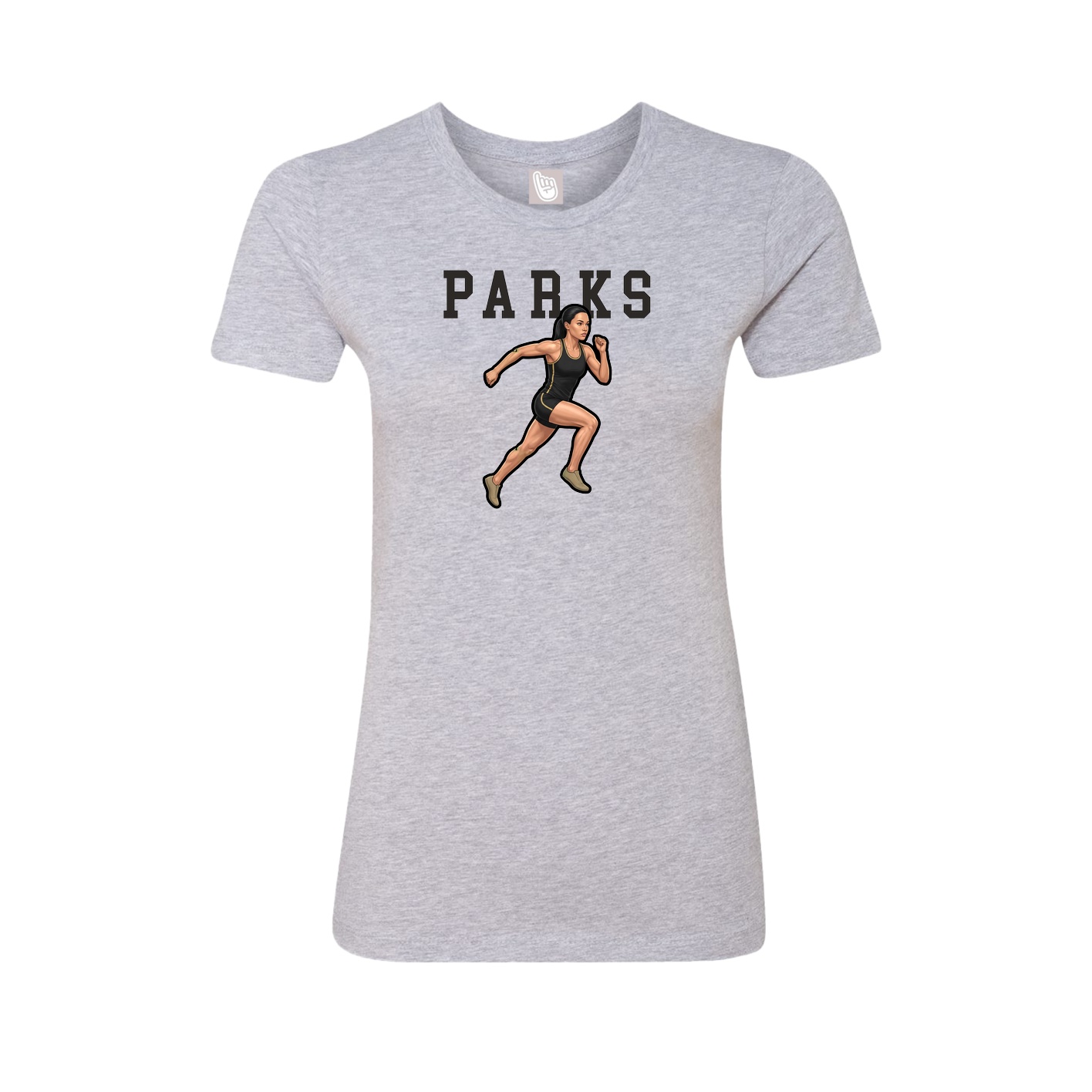 Fitted Women's Tee — Shirsey in Grey