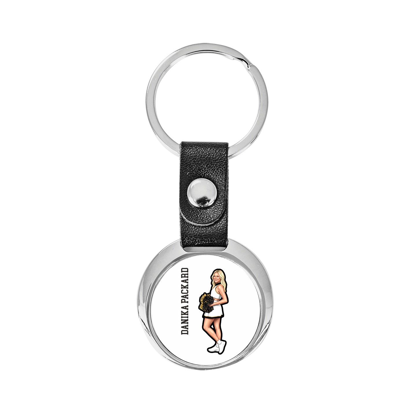 Key Chain — Name Vertical in Classic