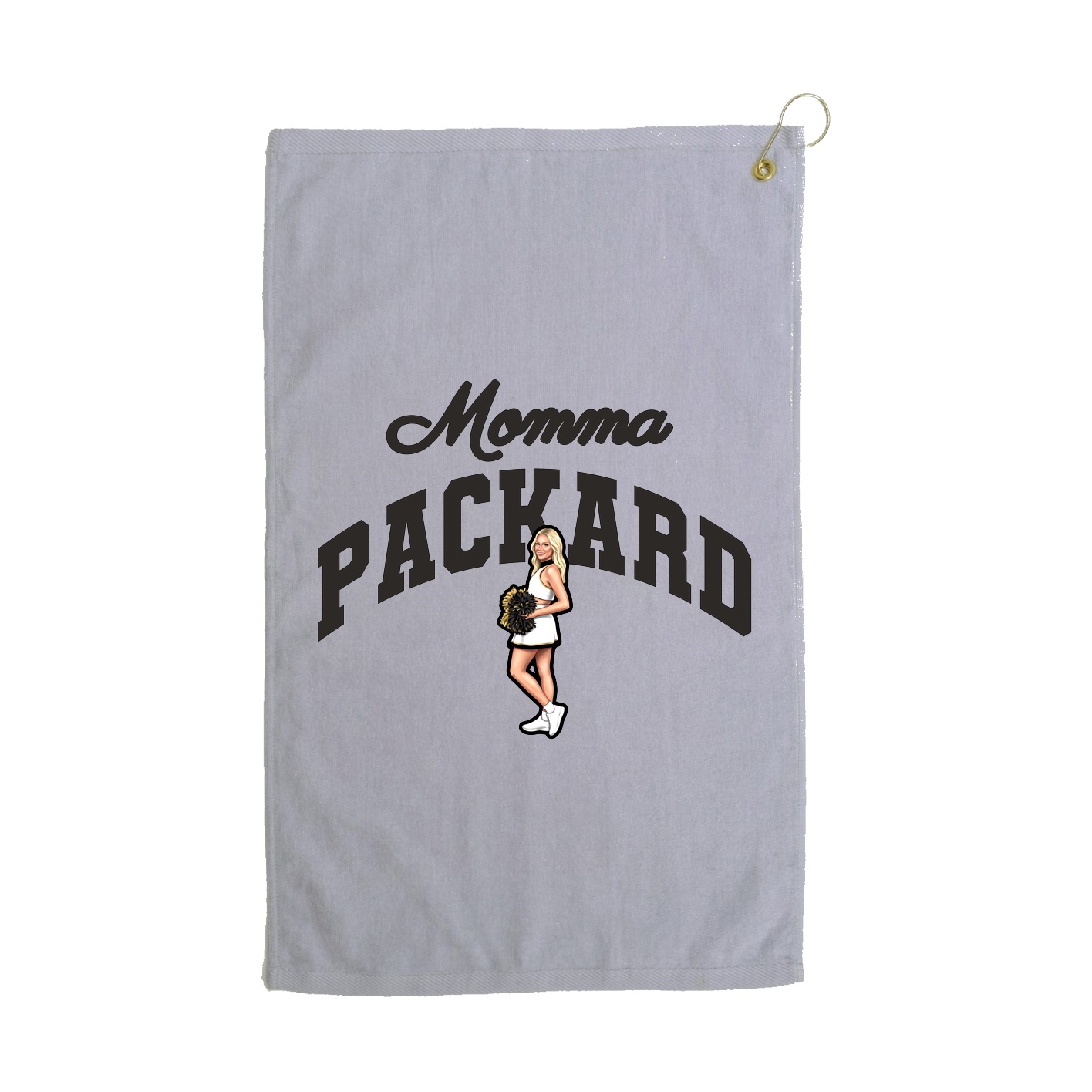 Golf Towel — Mothers Day Arch in Grey