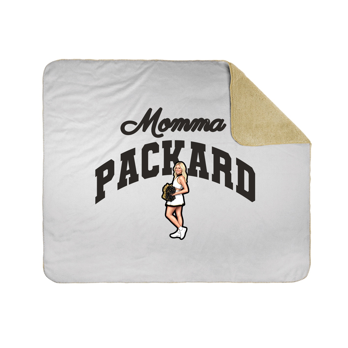 Throw Blanket — Mothers Day Arch in White