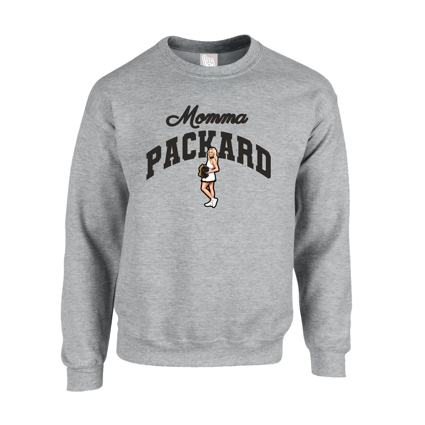 Fleece Crew — Mothers Day Arch in Grey