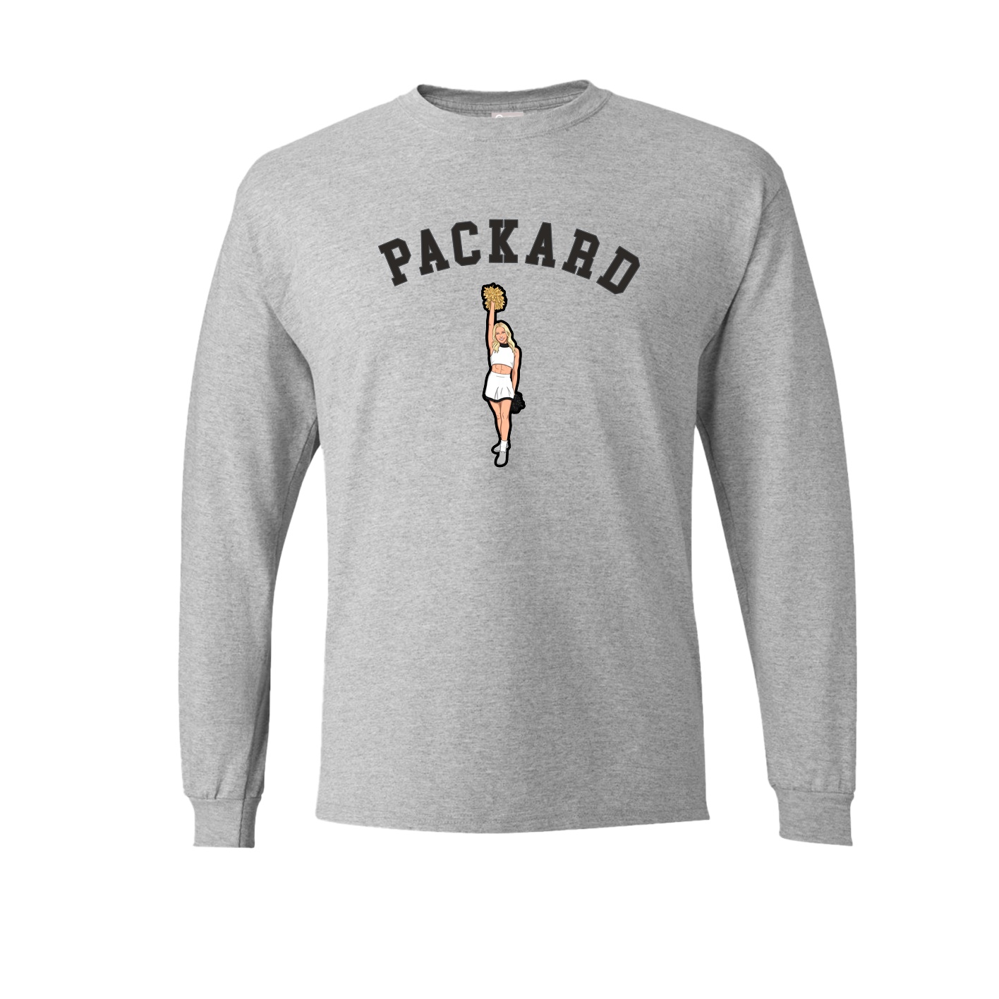 Long Sleeve Tee — Shirsey Arch in Grey