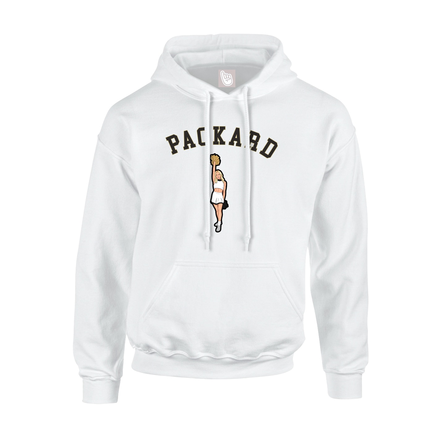 Hoodie — Shirsey Arch in White