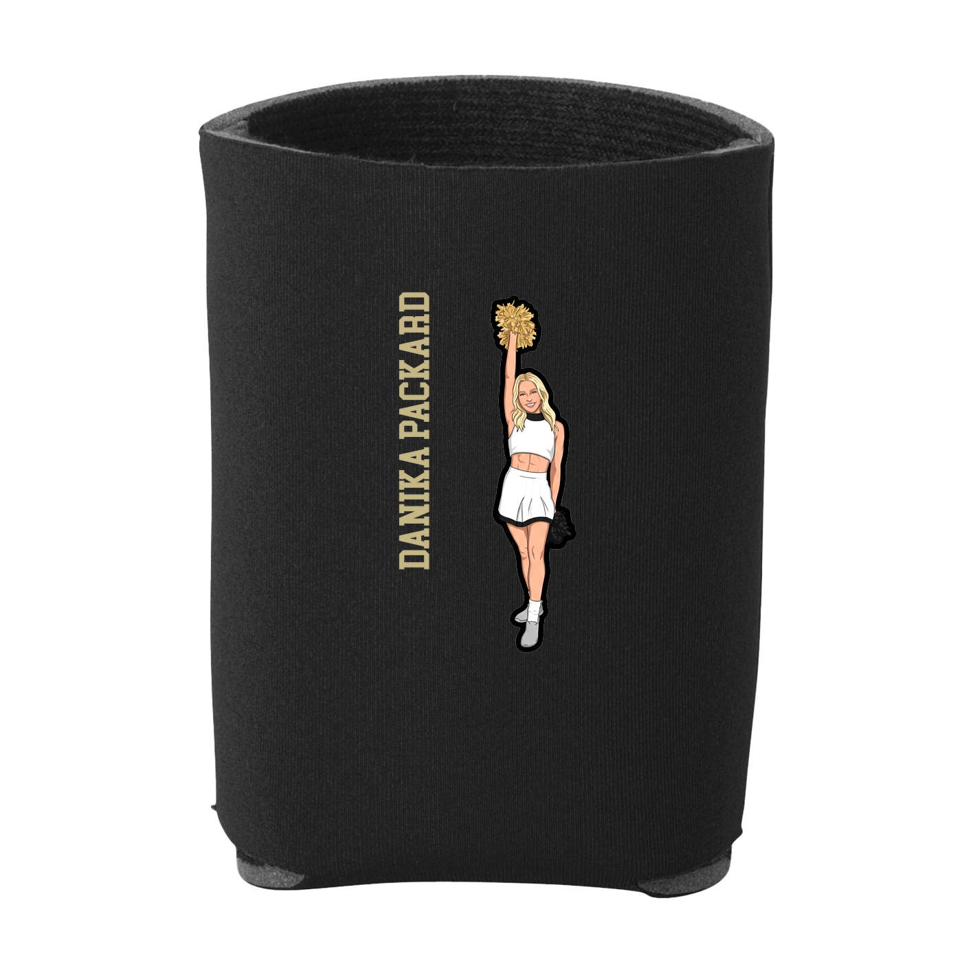 Can Holder — Name Vertical in Black
