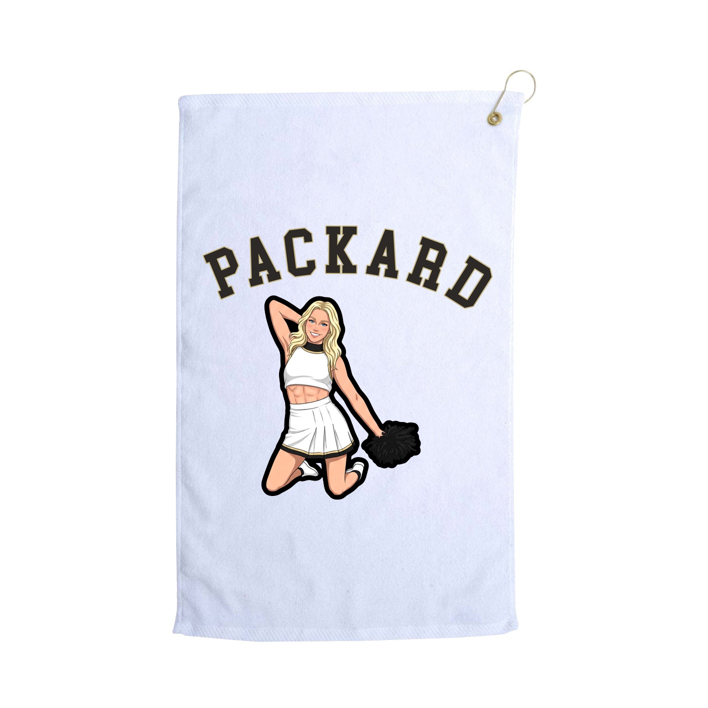 Golf Towel — Shirsey Arch in White