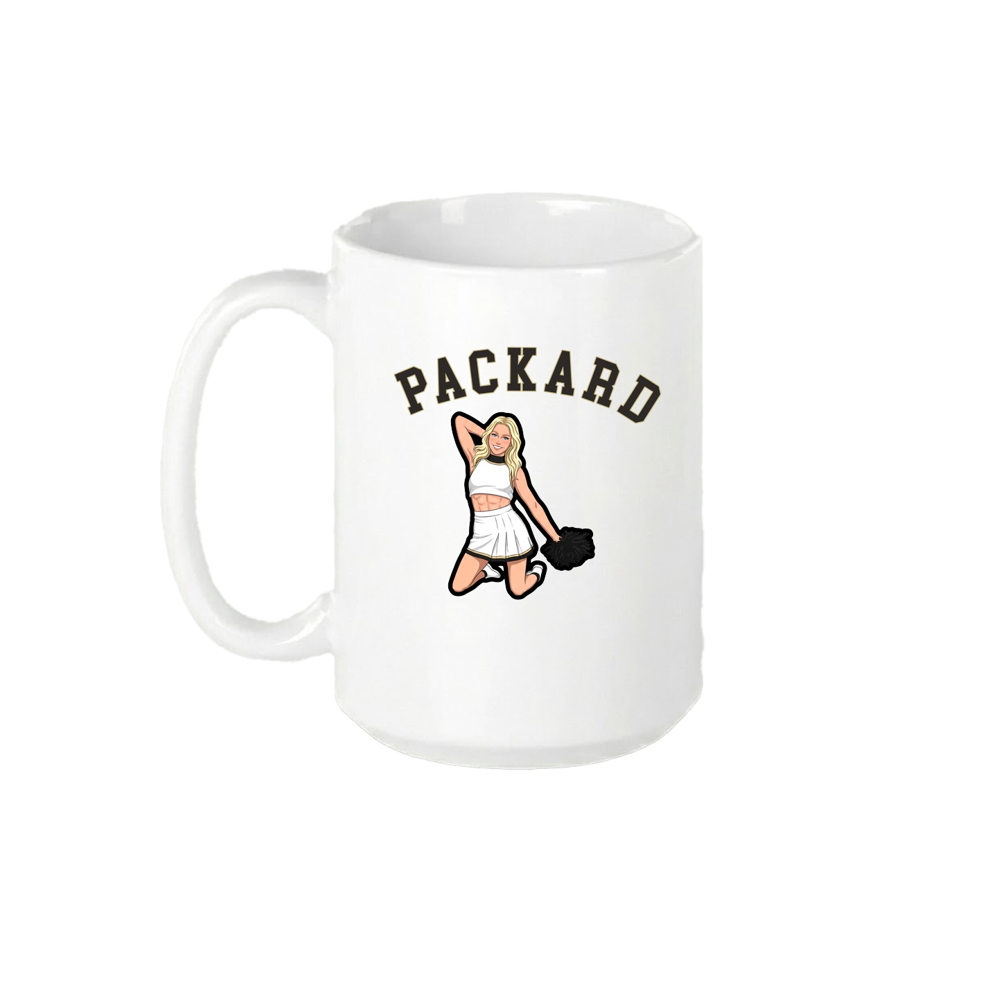 15oz Coffee Mug — Shirsey Arch in White