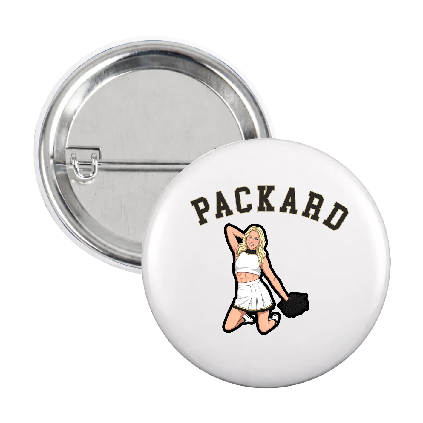 Game Day Button — Shirsey Arch in White