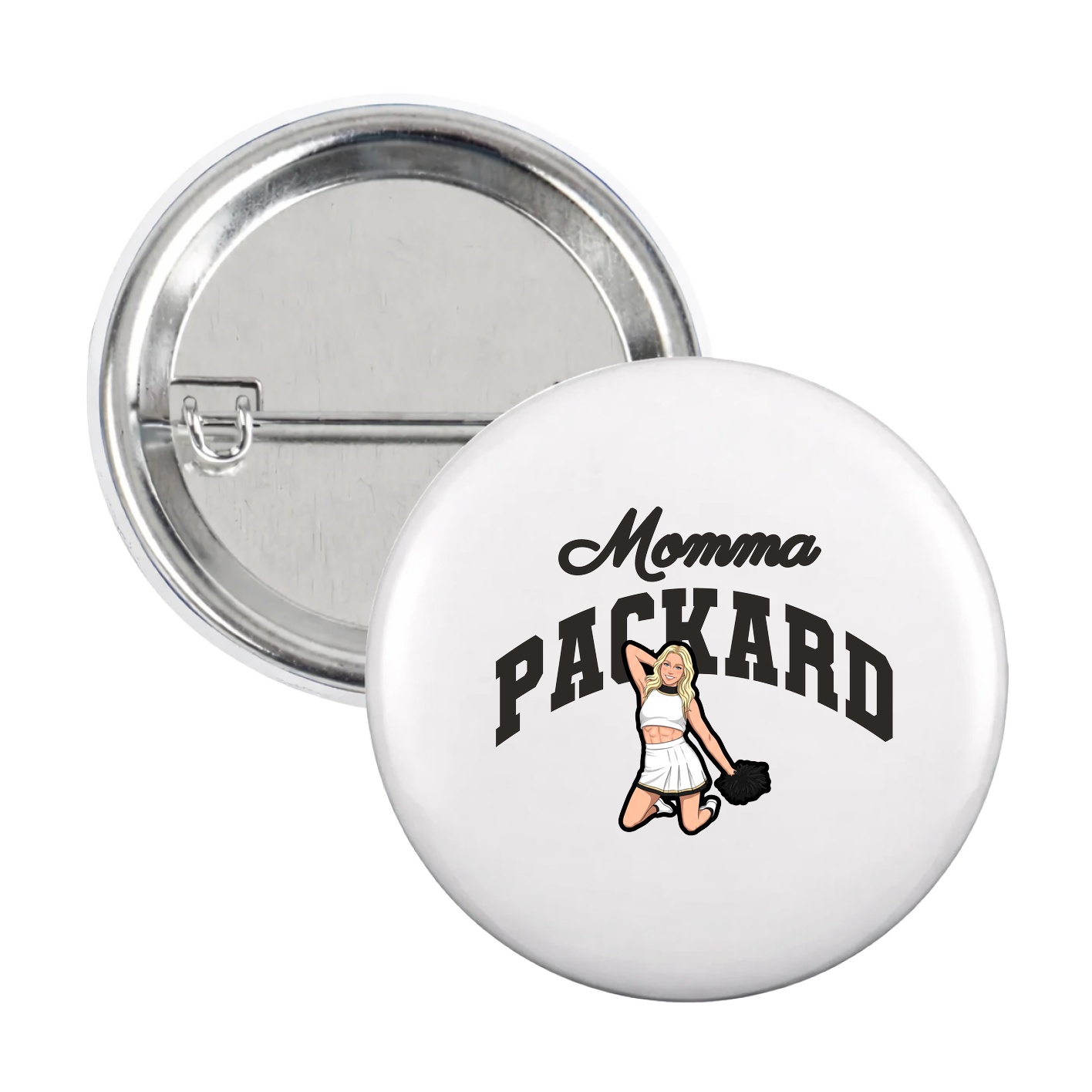 Game Day Button — Mothers Day Arch in White