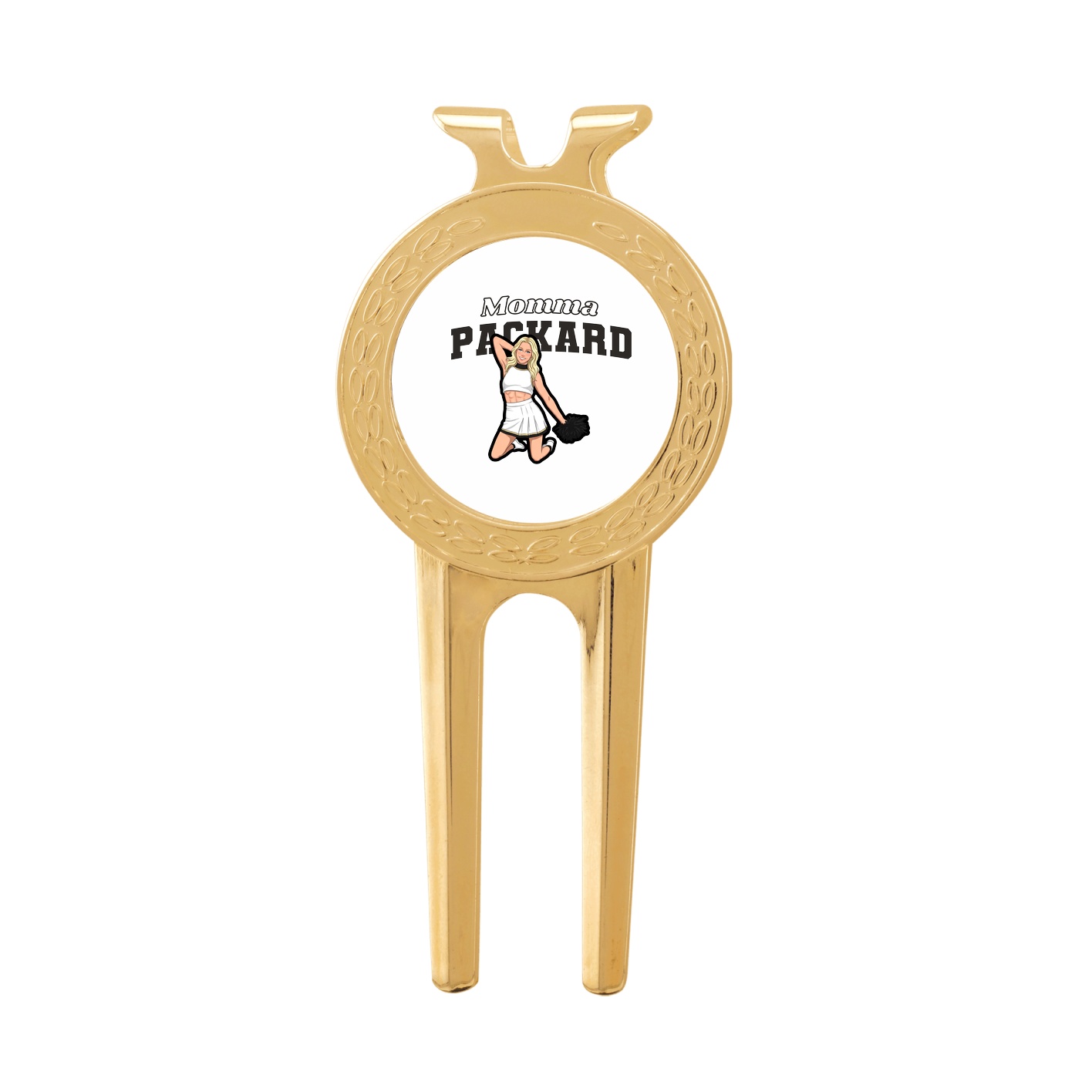 Divot Tool with Ball Marker — Mothers Day Block in Classic