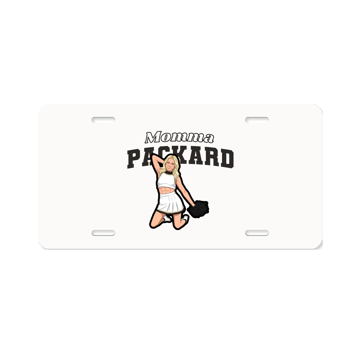 License Plate — Mothers Day Block in Classic