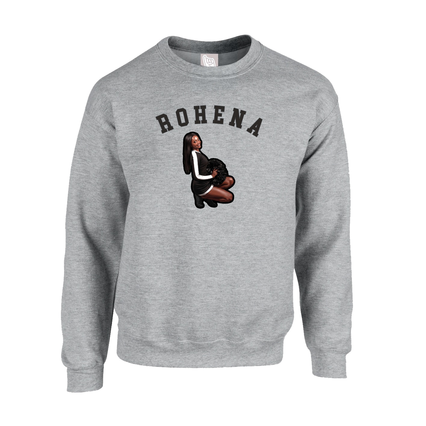 Fleece Crew — Shirsey Arch in Grey