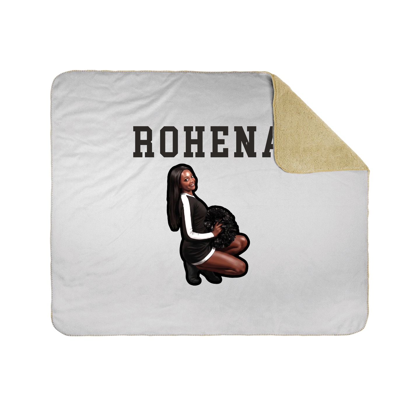 Throw Blanket — Shirsey in White