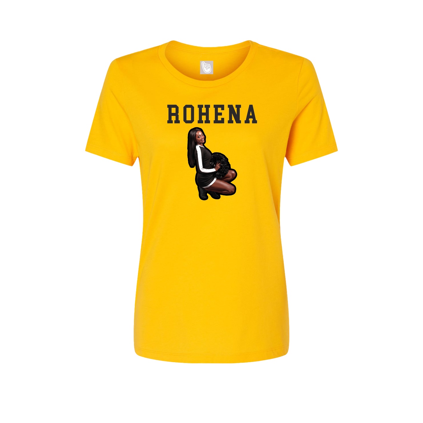 Fitted Women's Tee — Shirsey in Gold