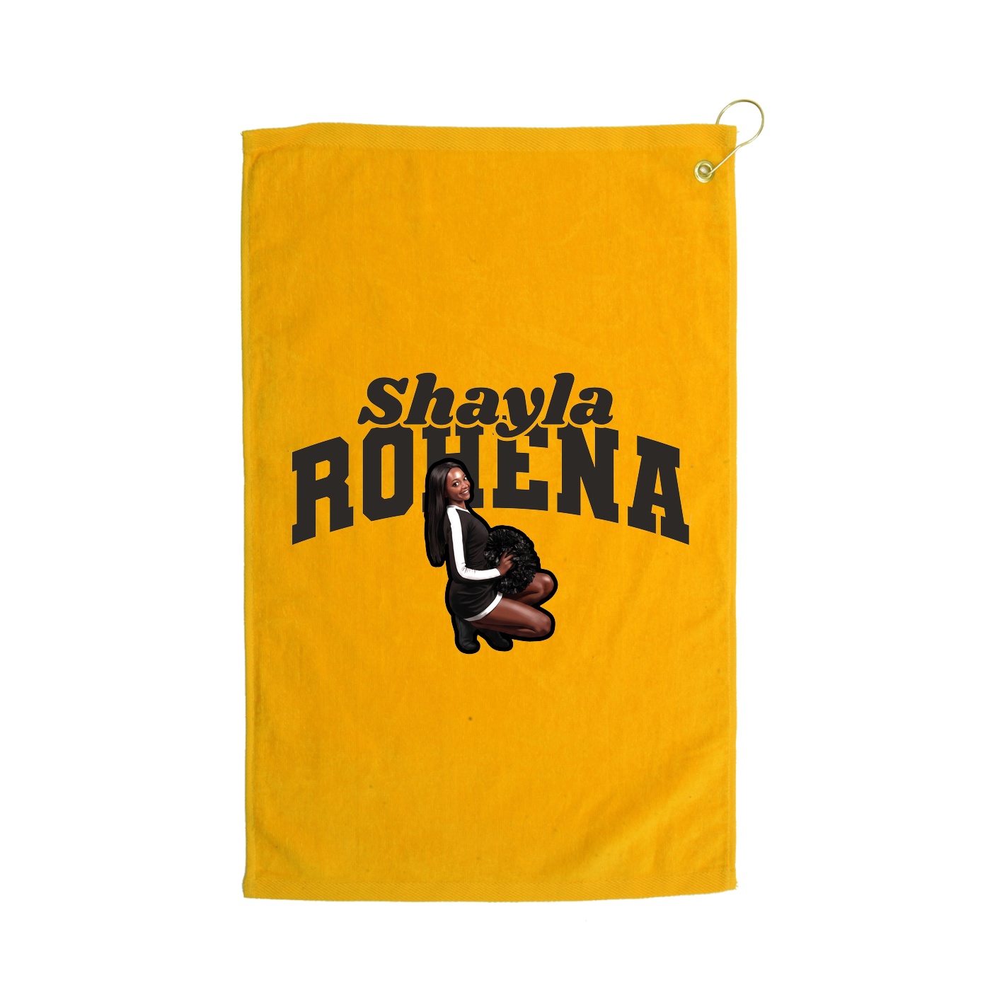 Golf Towel — Signature Arch in Gold