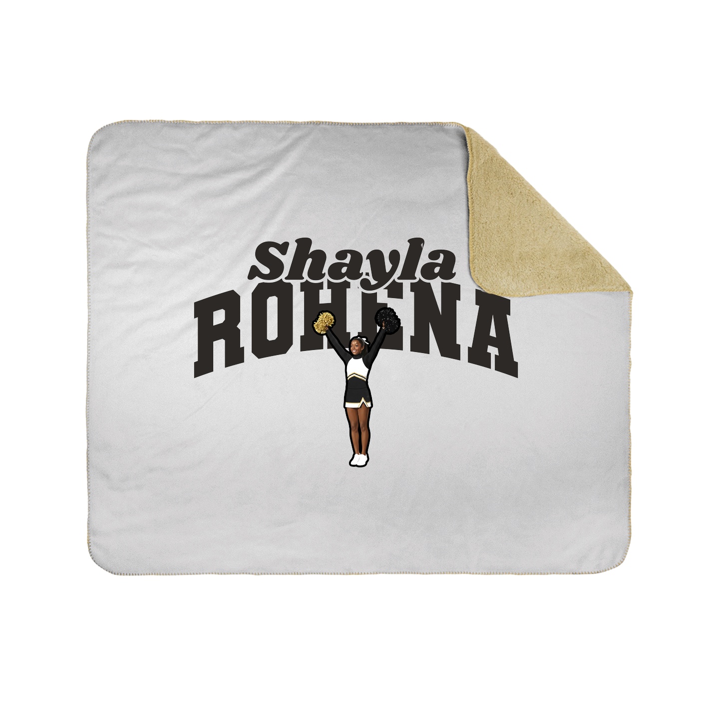Throw Blanket — Signature Arch in White