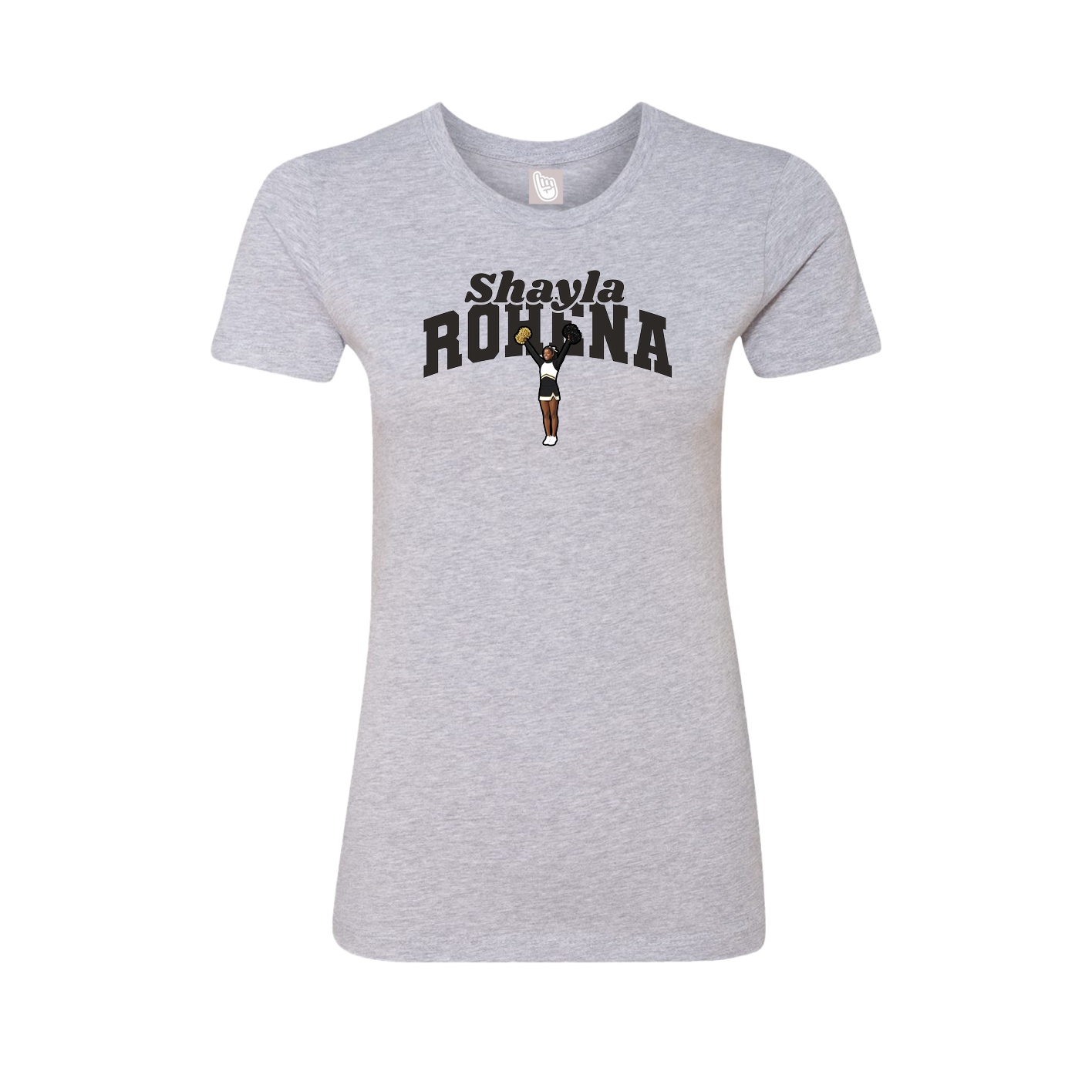 Womens Tee — Signature Arch in Grey