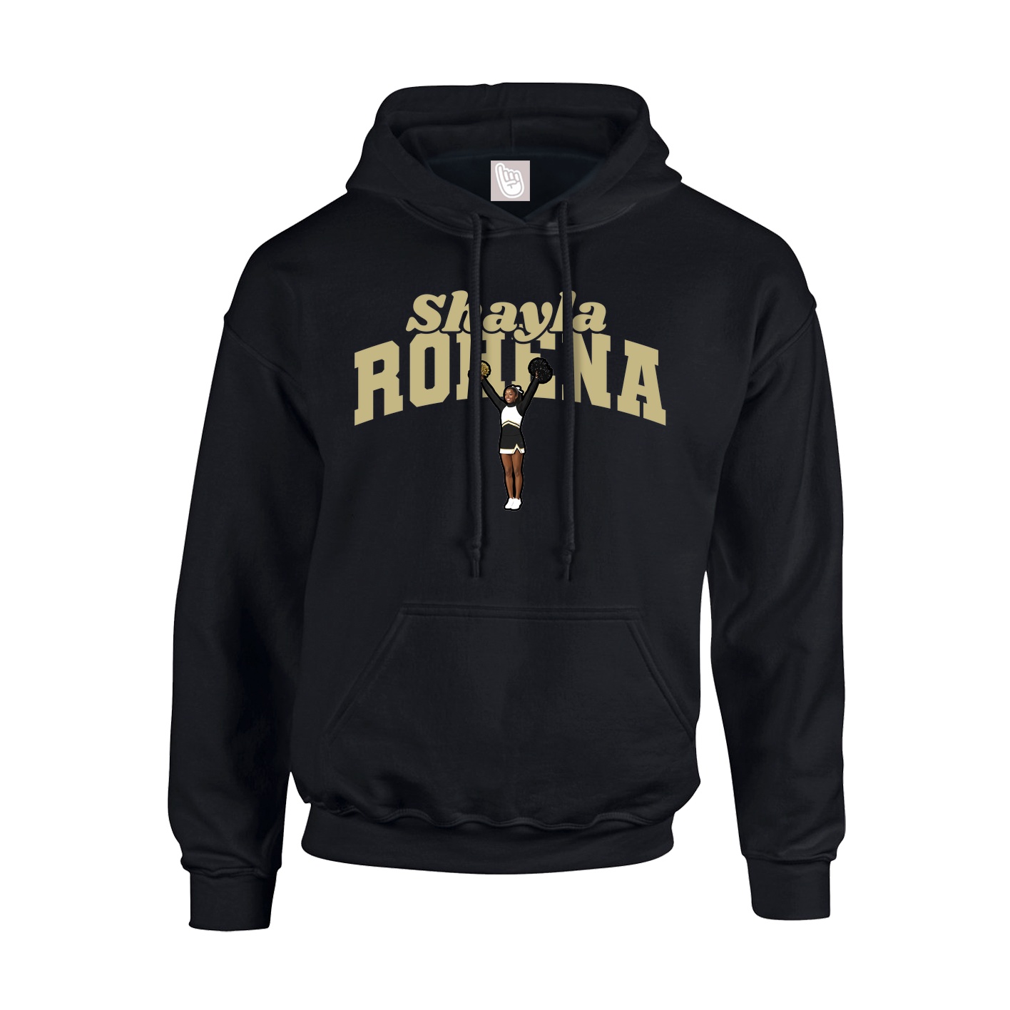 Hoodie — Signature Arch in Black