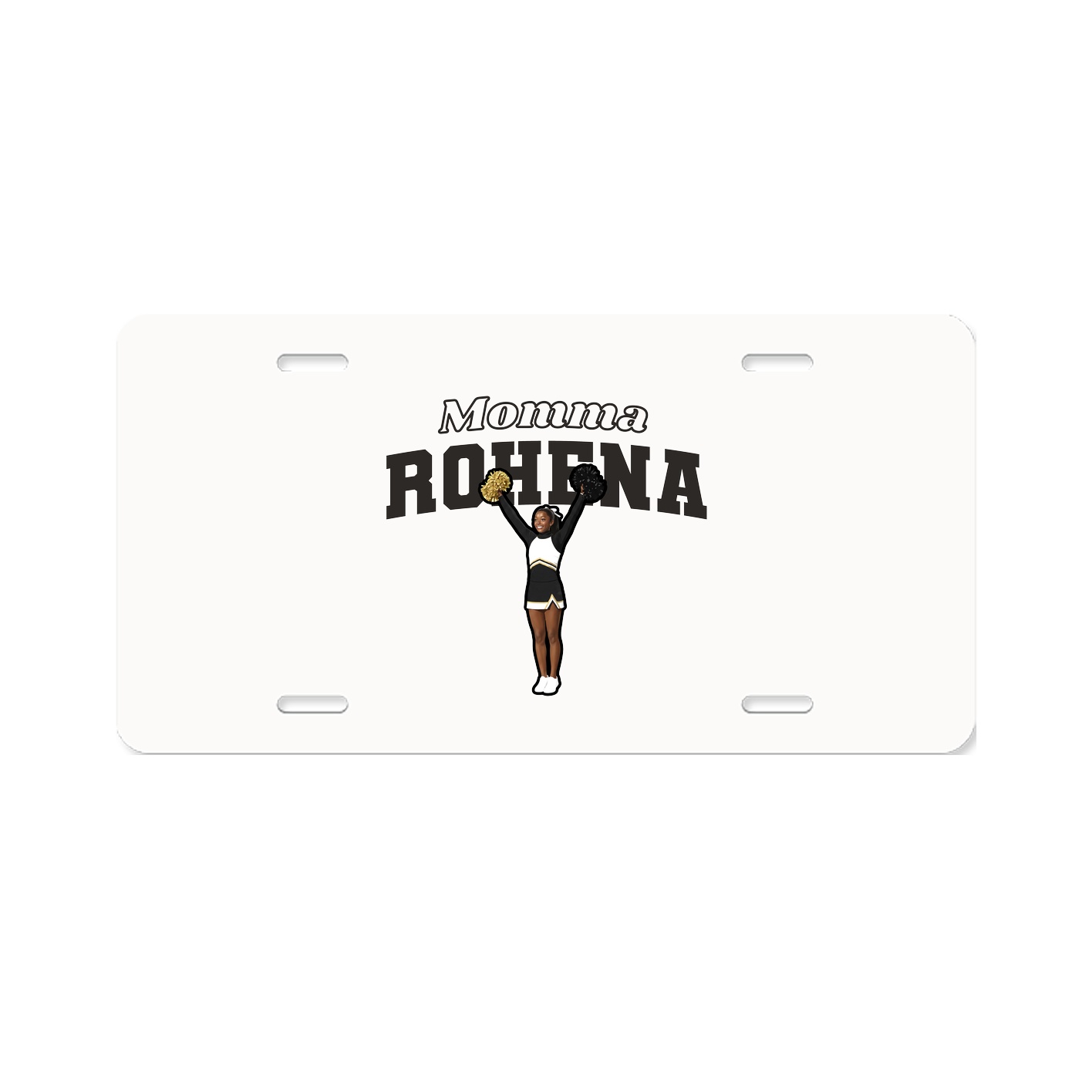 License Plate — Mothers Day Block in Classic