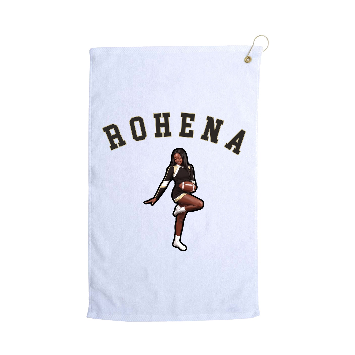 Golf Towel — Shirsey Arch in White