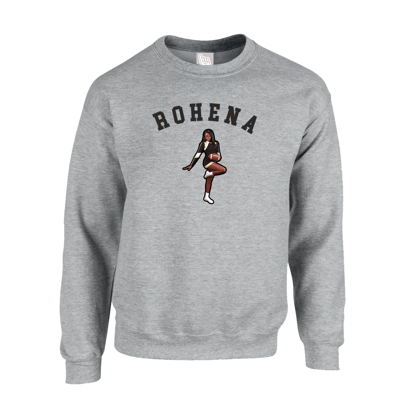Fleece Crew — Shirsey Arch in Grey