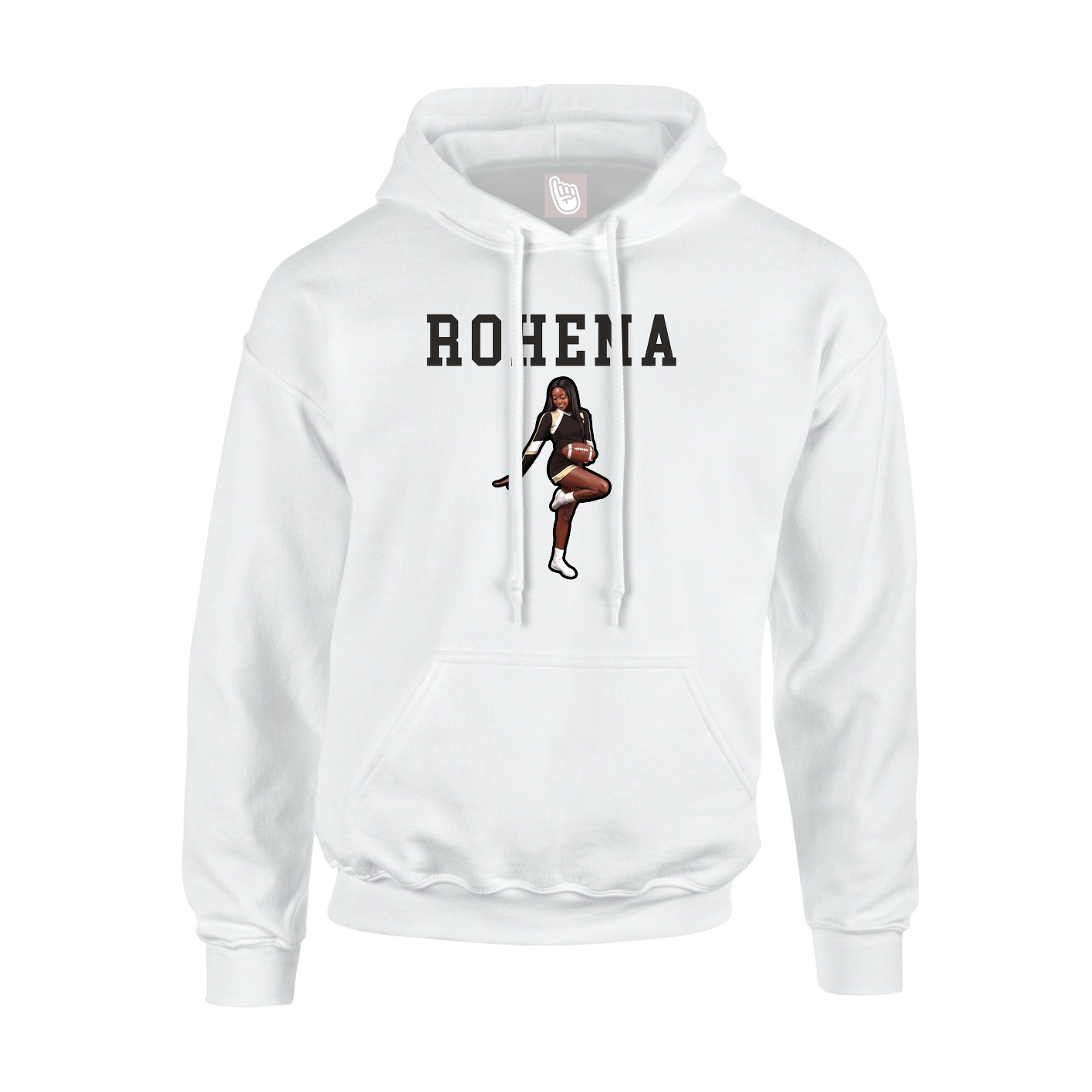 Hoodie — Shirsey in White