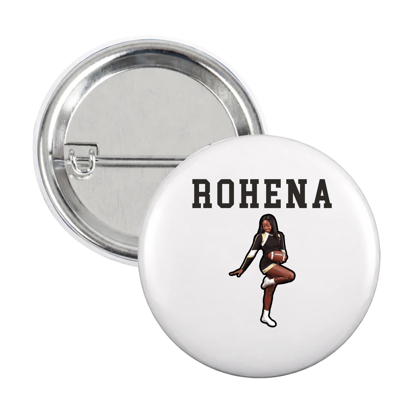 Game Day Button — Shirsey in White