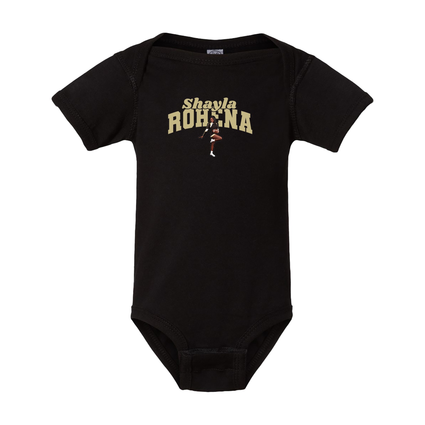 Baby Onesie — Signature Arch in Black