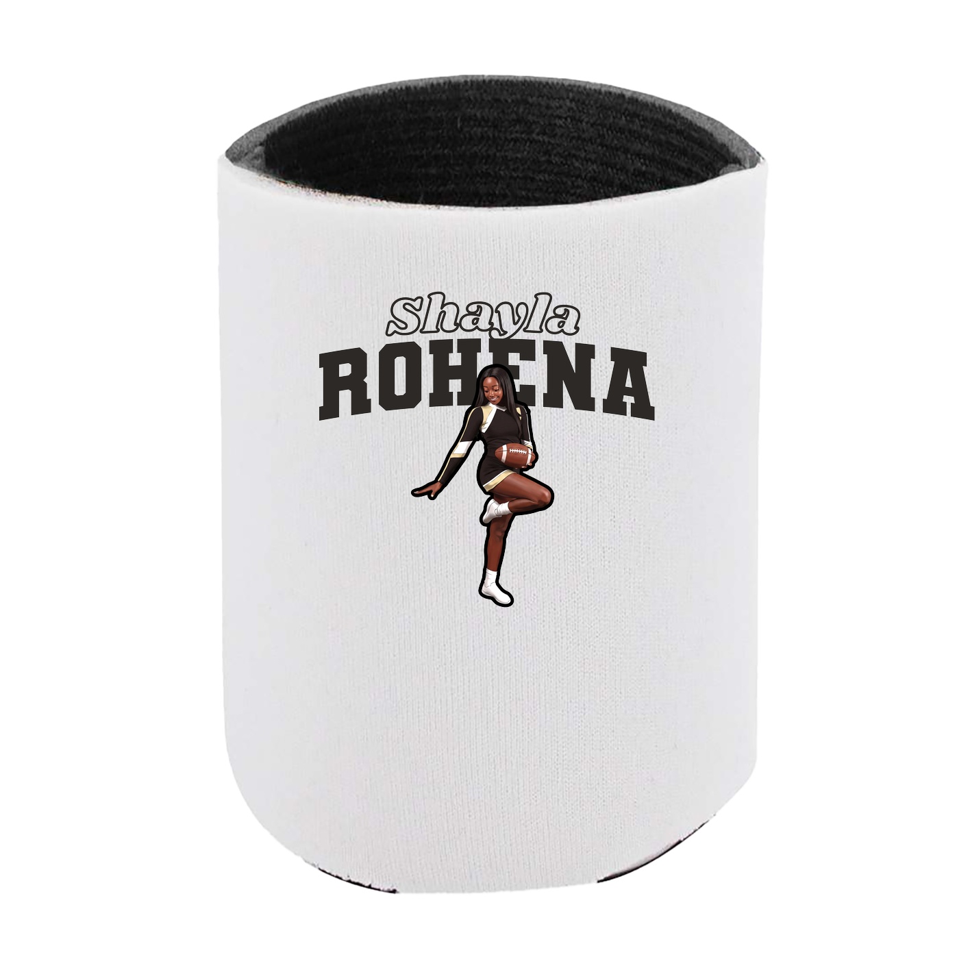 Can Holder — Name Arch in White