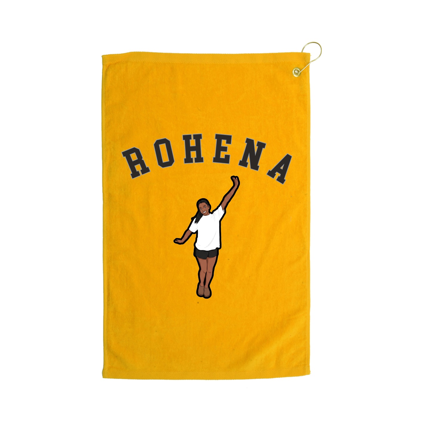 Golf Towel — Shirsey Arch in Gold