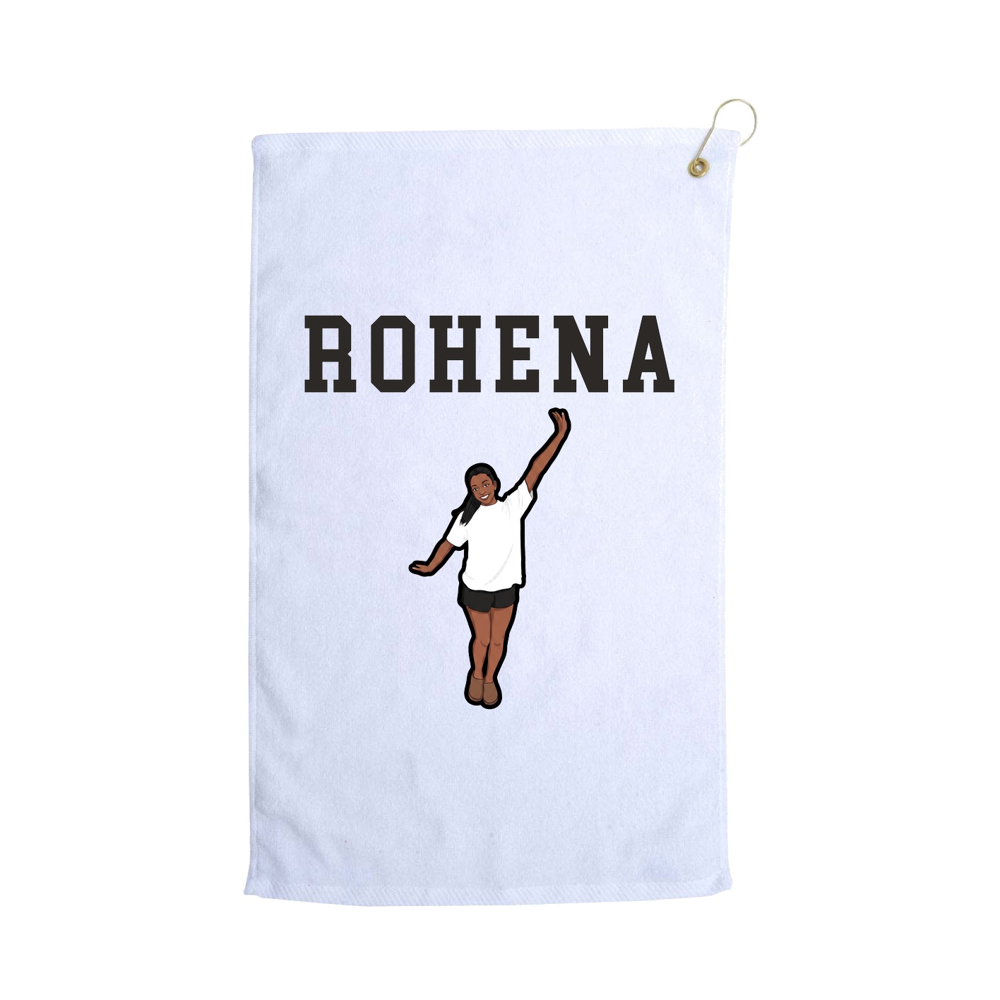 Golf Towel — Shirsey in White