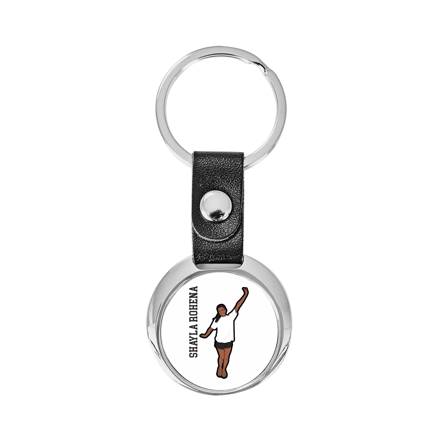 Key Chain — Name Vertical in Classic