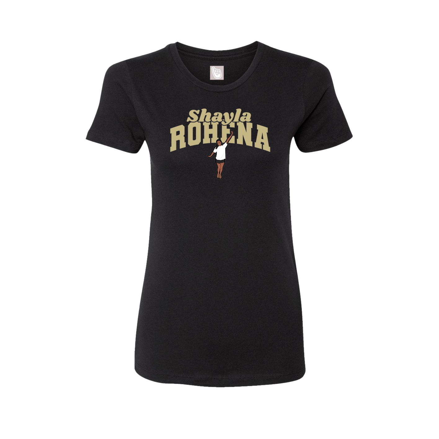 Womens Tee — Signature Arch in Black