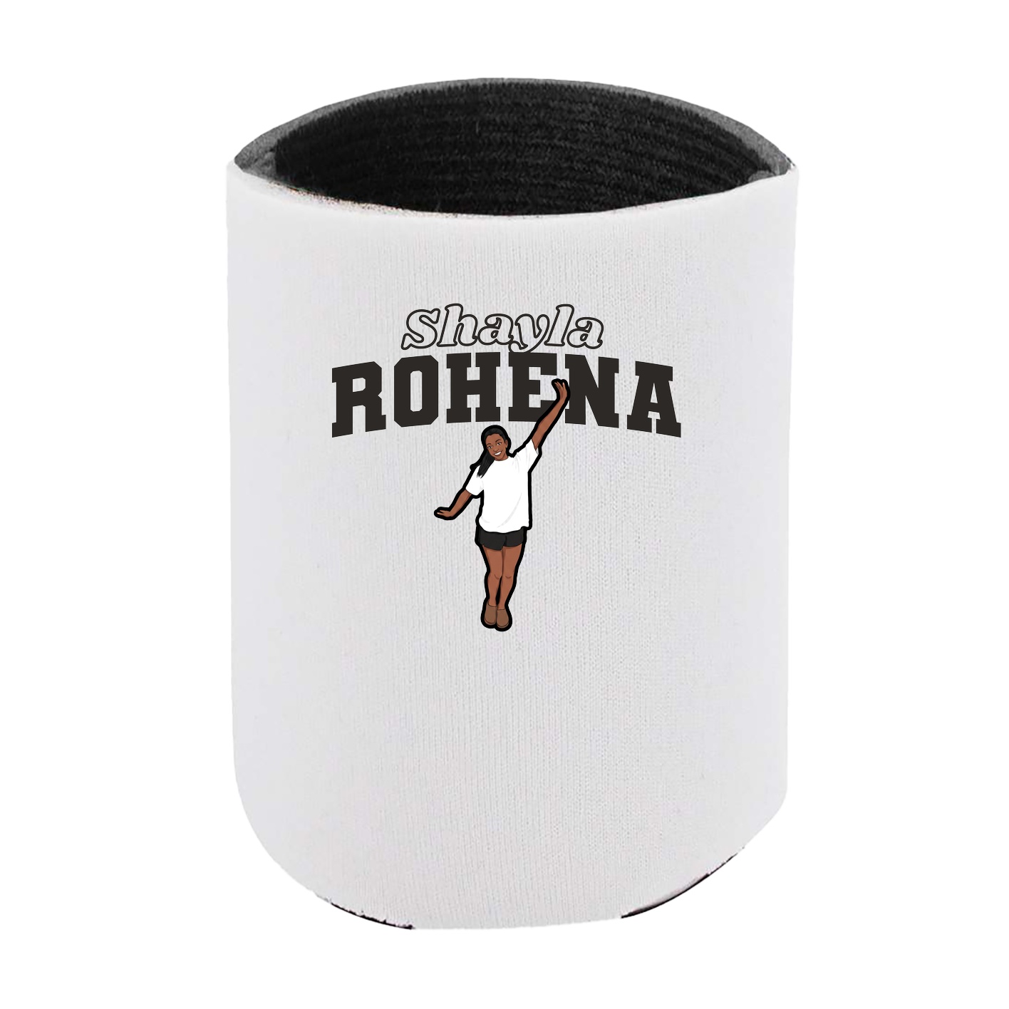 Can Holder — Name Arch in White