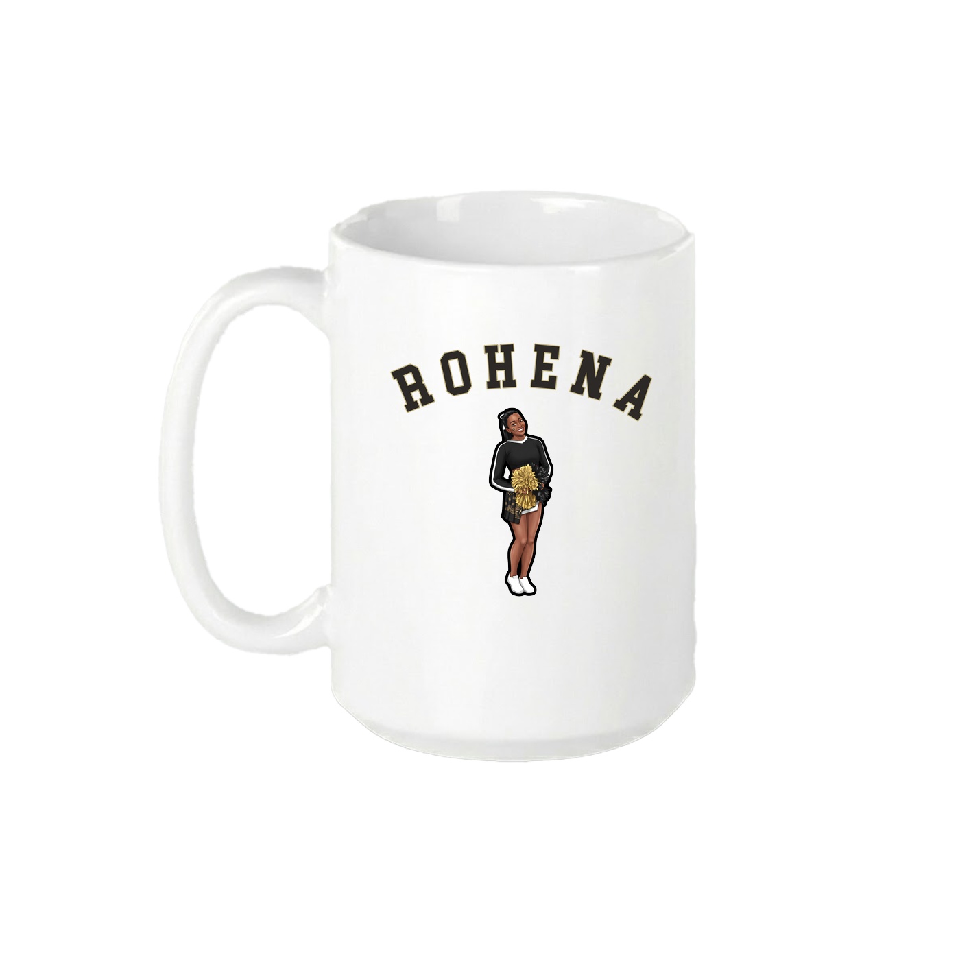 15oz Coffee Mug — Shirsey Arch in White