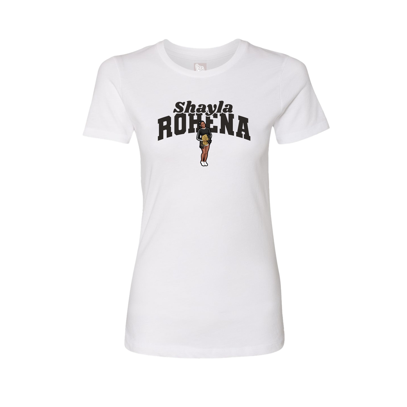 Womens Tee — Signature Arch in White