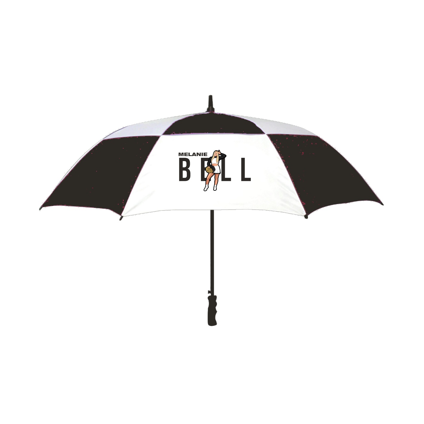 Golf Umbrella — Player Name in Black