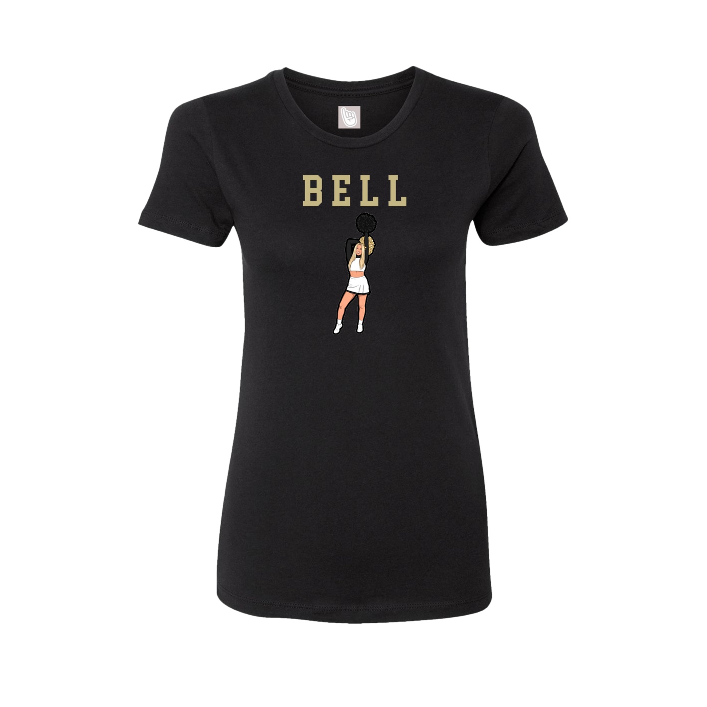 Fitted Women's Tee — Shirsey in Black