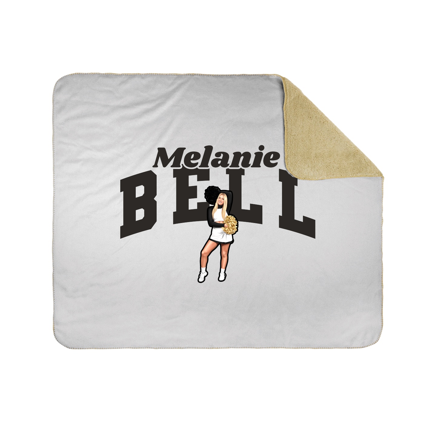 Throw Blanket — Signature Arch in White