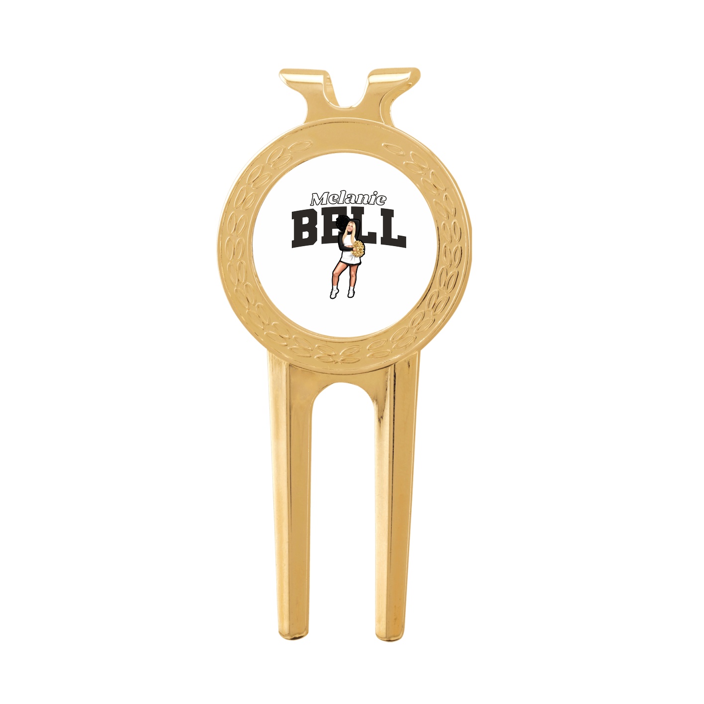 Divot Tool with Ball Marker — Name Arch in Classic