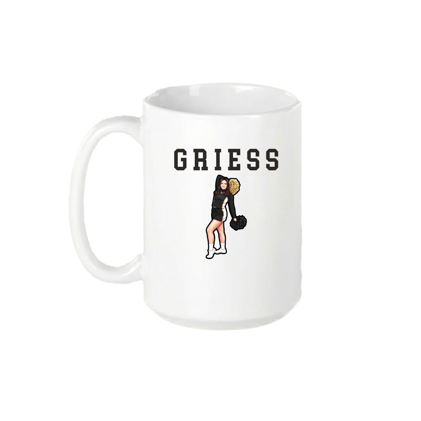 15oz Coffee Mug — Shirsey in White