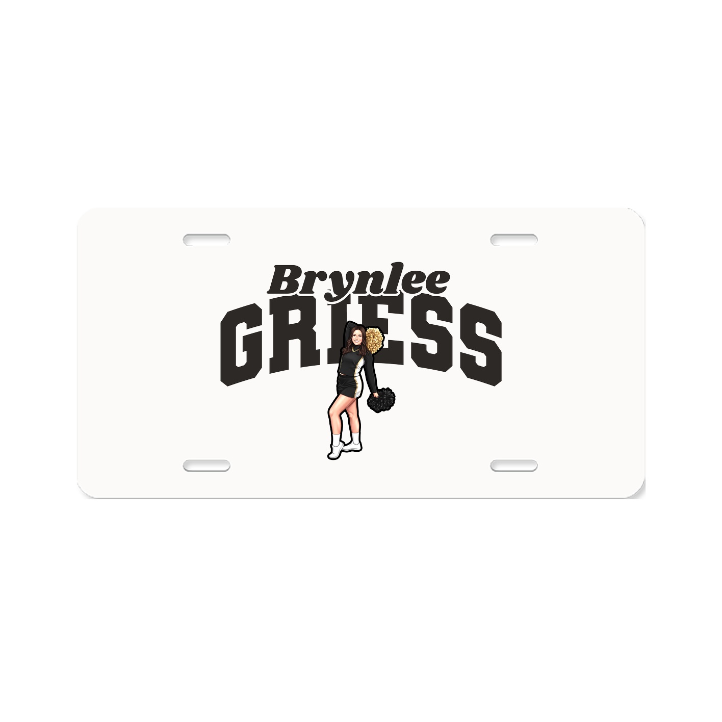 License Plate — Signature Arch in Classic