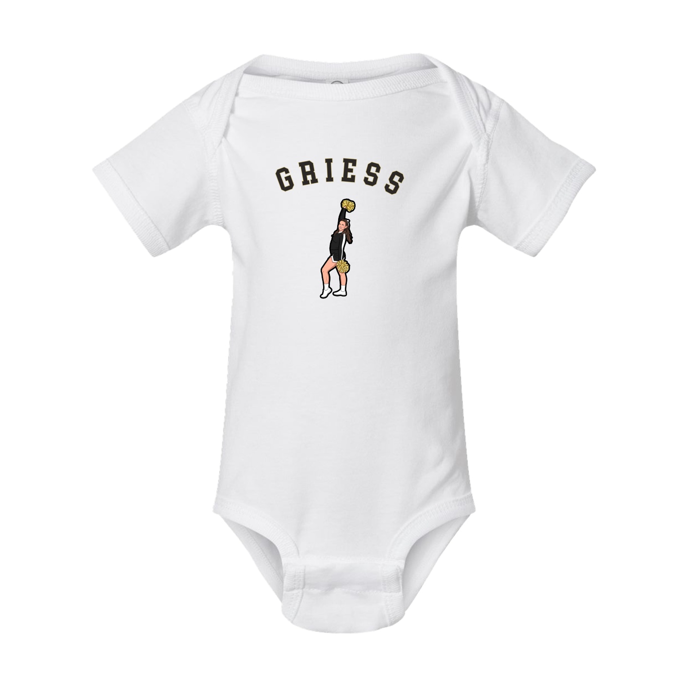 Baby Onesie — Shirsey Arch in White