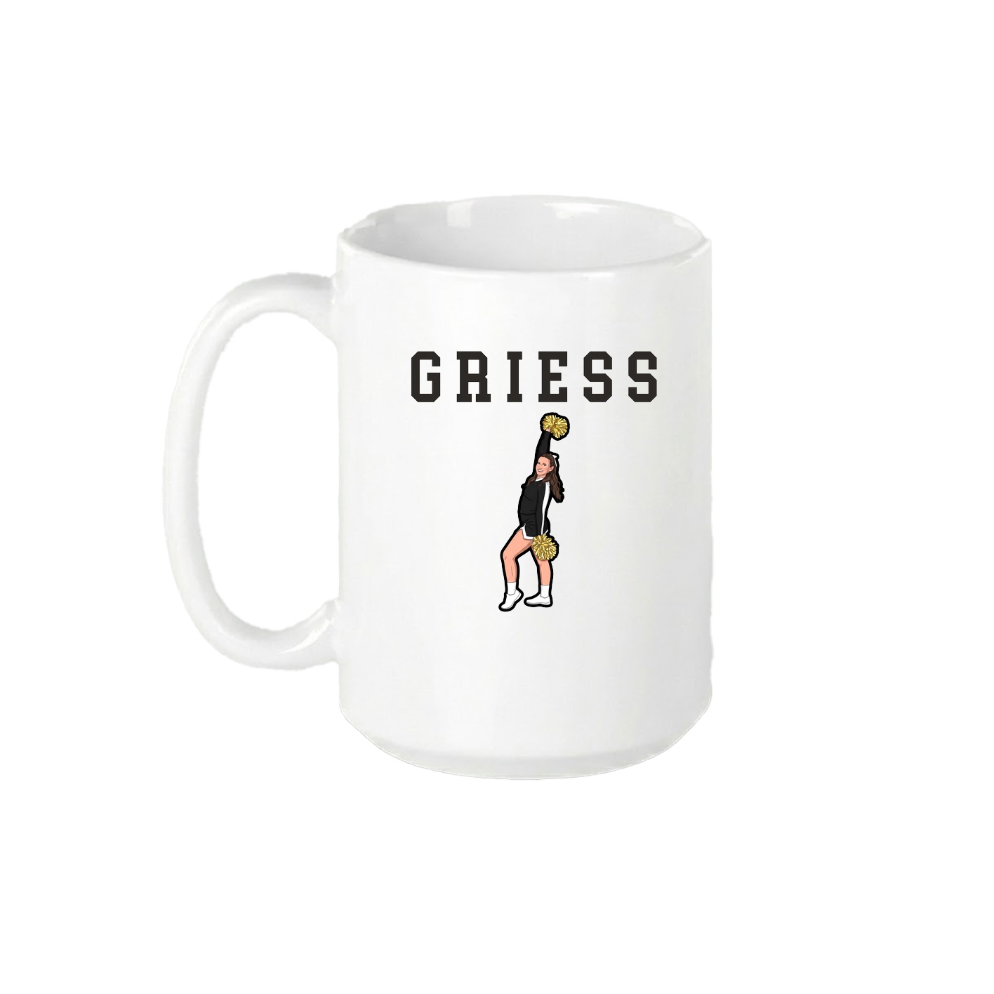 15oz Coffee Mug — Shirsey in White