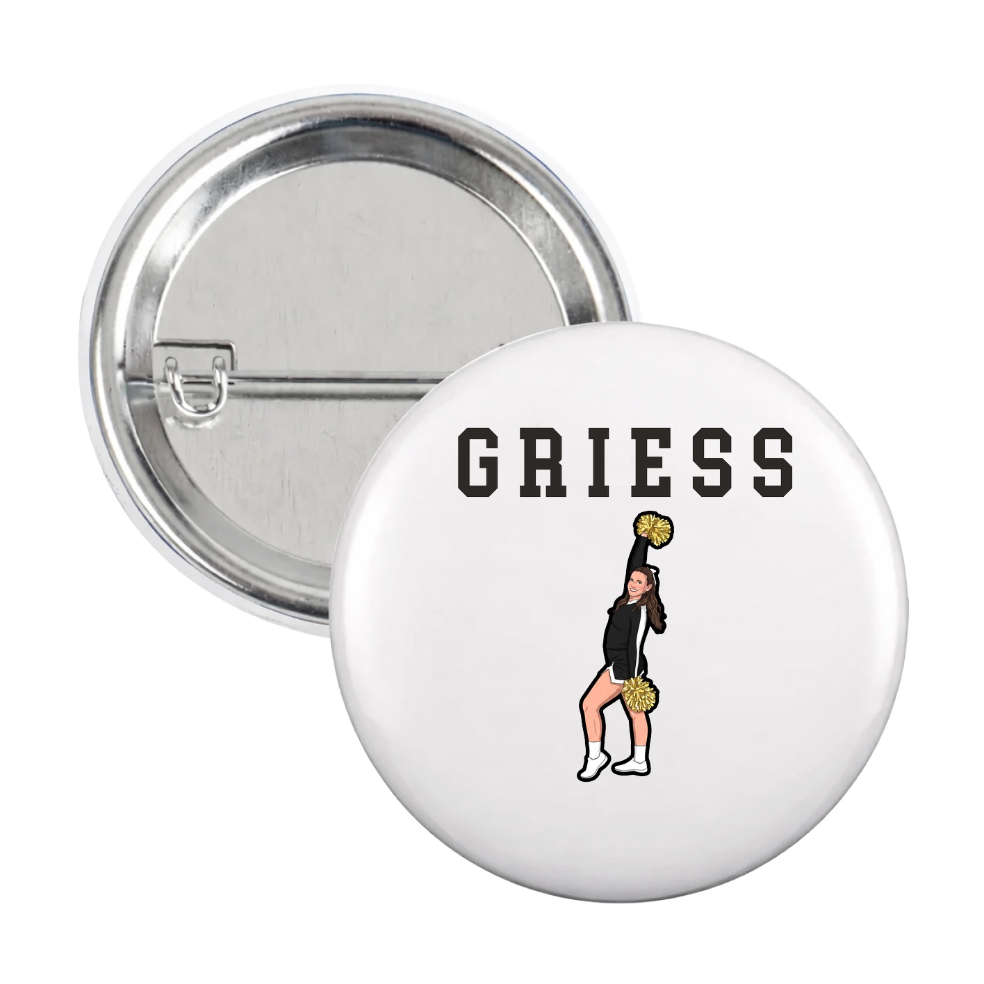Game Day Button — Shirsey in White