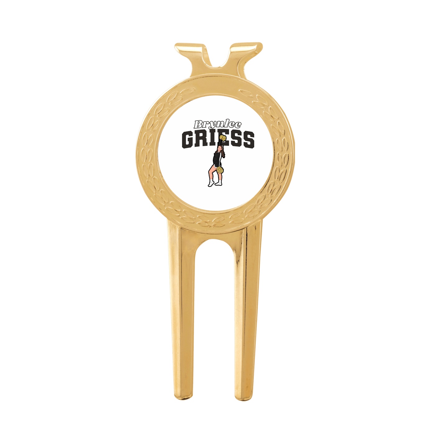 Divot Tool with Ball Marker — Name Arch in Classic