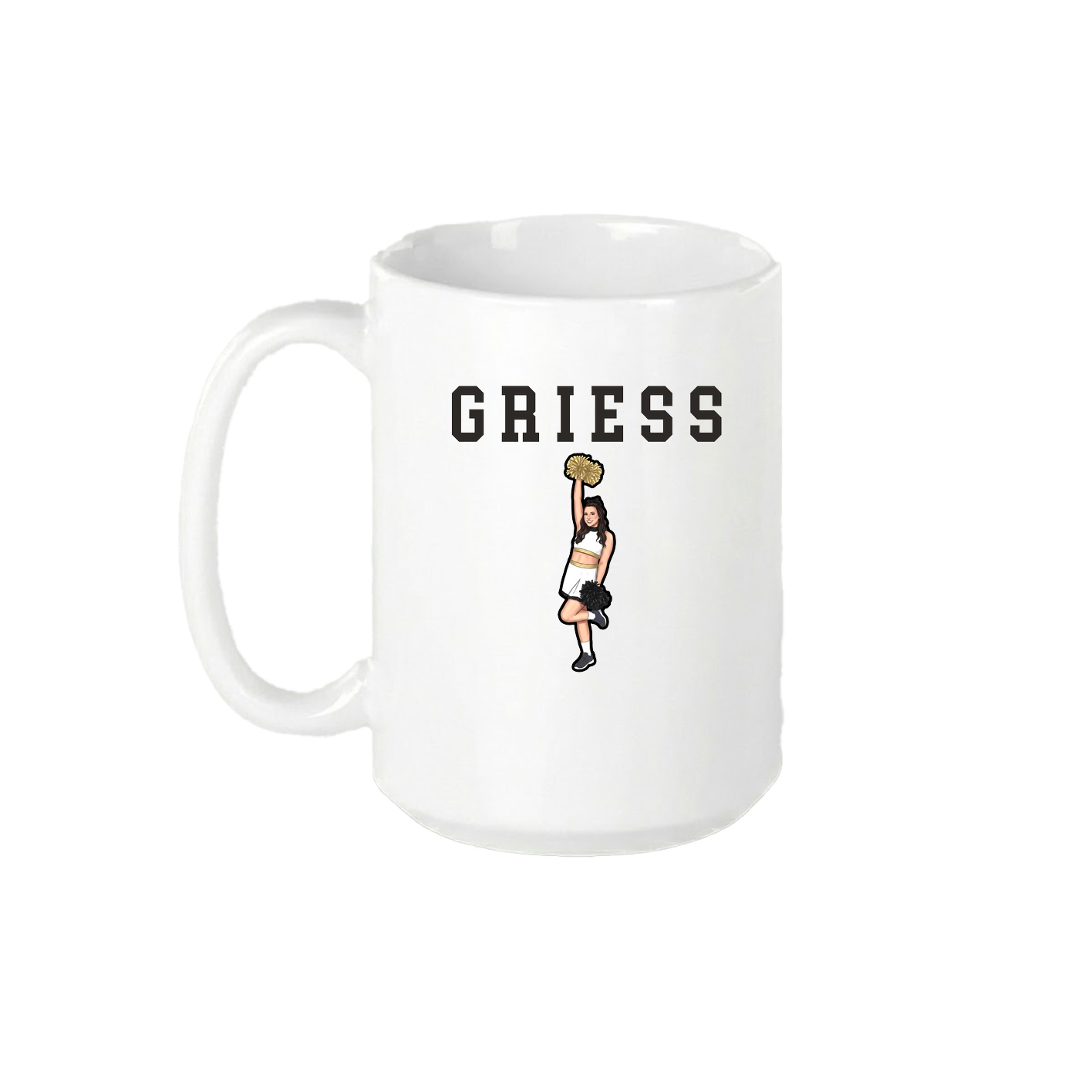 15oz Coffee Mug — Shirsey in White