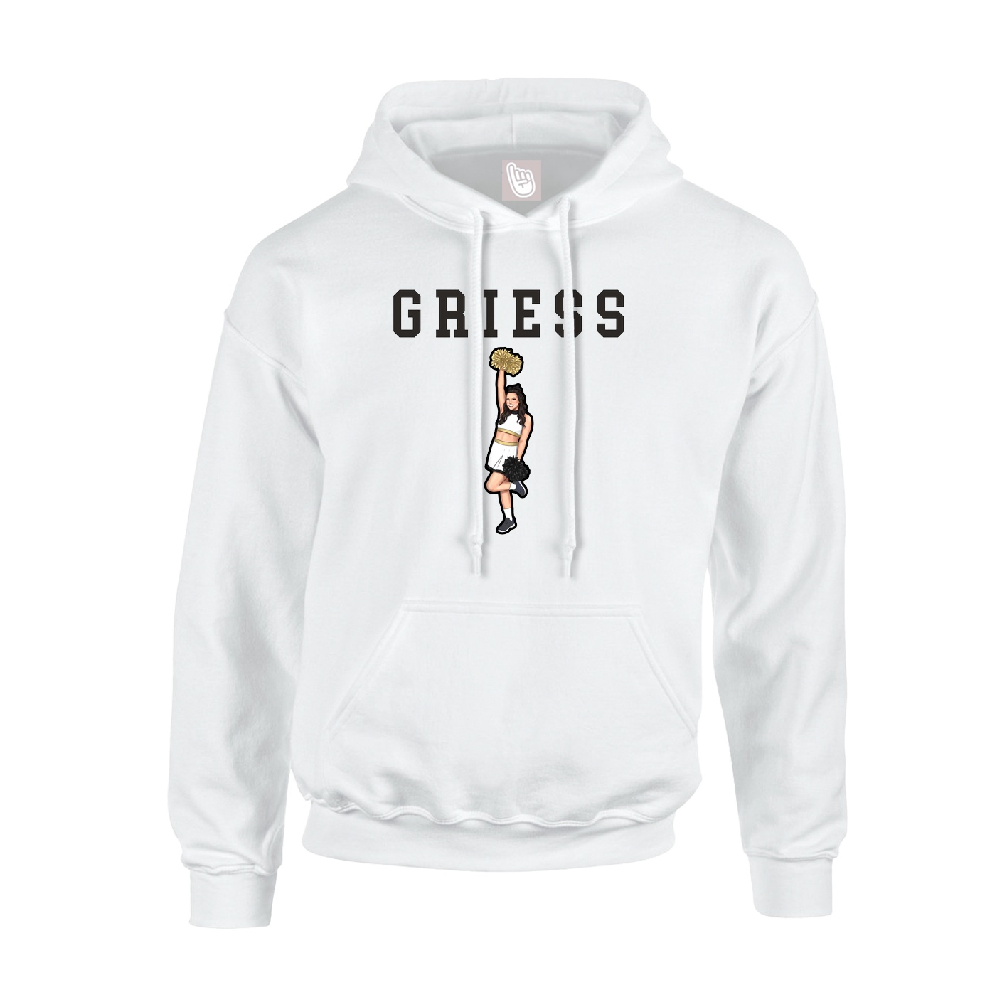 Youth Hoodie — Shirsey in White