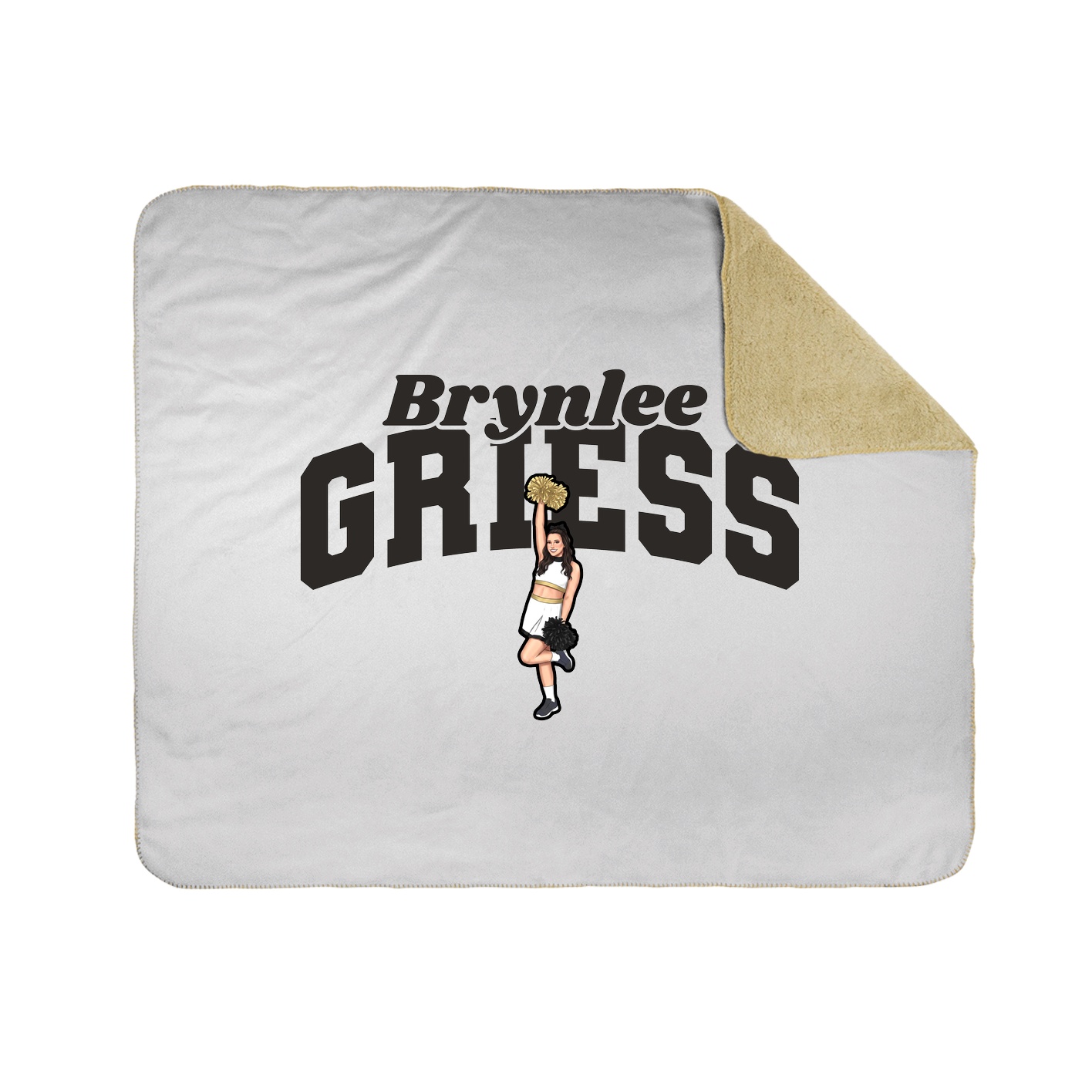 Throw Blanket — Signature Arch in White
