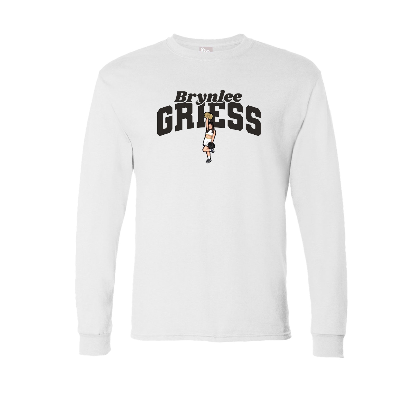 Long Sleeve Tee — Signature Arch in White