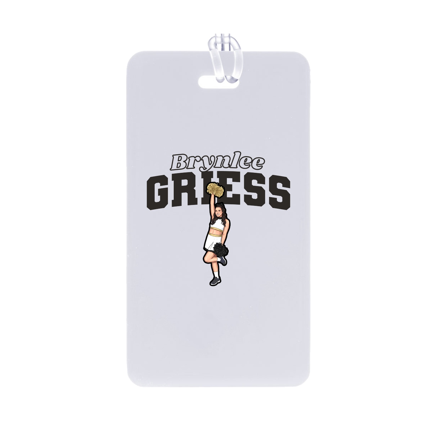 Bag Tag — Name Arch in Classic